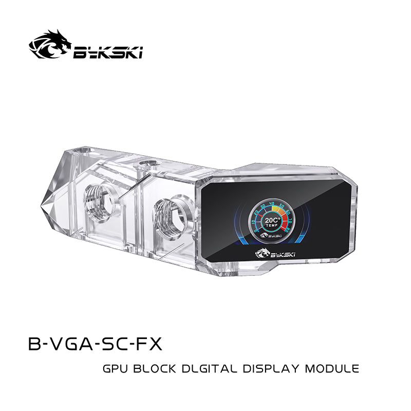 Axp Gpu BYKSKI GPU terminal with display for vertical installation - acrylic ...