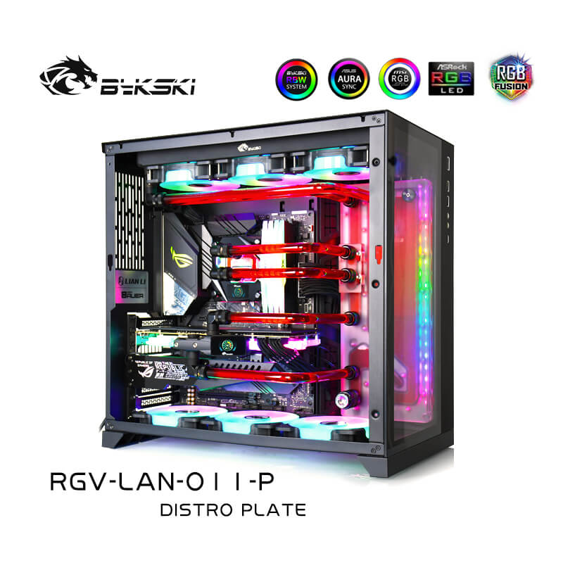 Bykski Lian Li Dynamic O11 Distro Plate RGV-LAN-O11-P – BYKSKI
