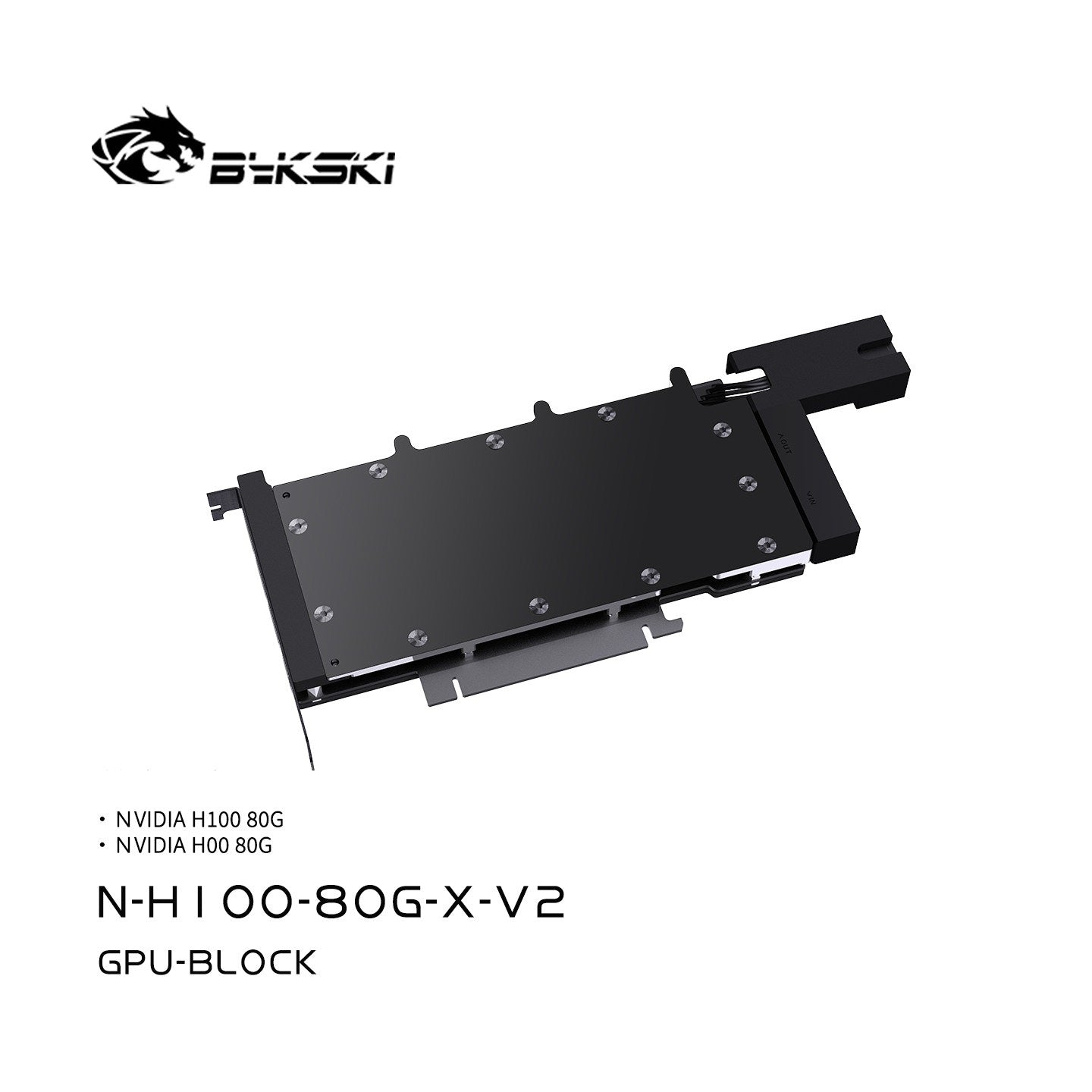 Bykski GPU Water Block for Nvidia H100 / H800 80G – BYKSKI Europe