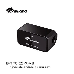 自作水冷用 B-TFC-CS-X-V3 温度フローセンサー2個セット w/OLED Thermometer and Meter Flow Inline 水冷PC:商品紹介】Bykski ワケアリ PC用ファン・クーラー
