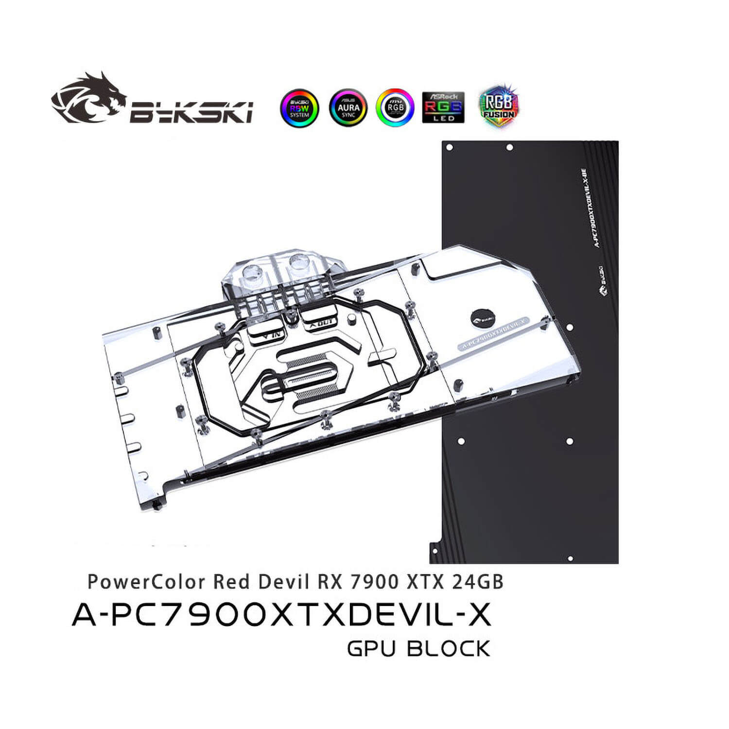 PowerColor Red Devil RX 7900 XTX 24GB (incl. Backplate) – BYKSKI
